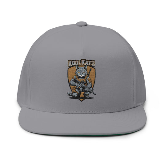 KoolKatz Embroidered Flat Bill Cap