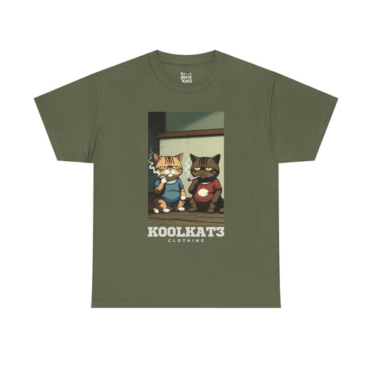 Kool Kats Vintage Cartoon Cat T-Shirt