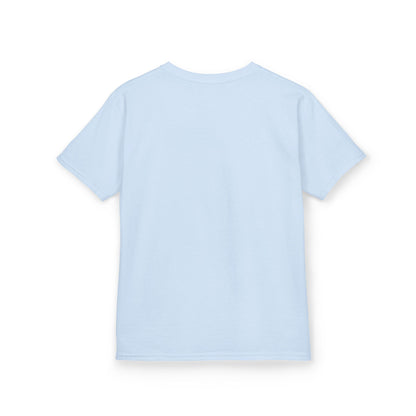 Kids Tee — "Stay Pawsitive" Sleeping Cat Graphic