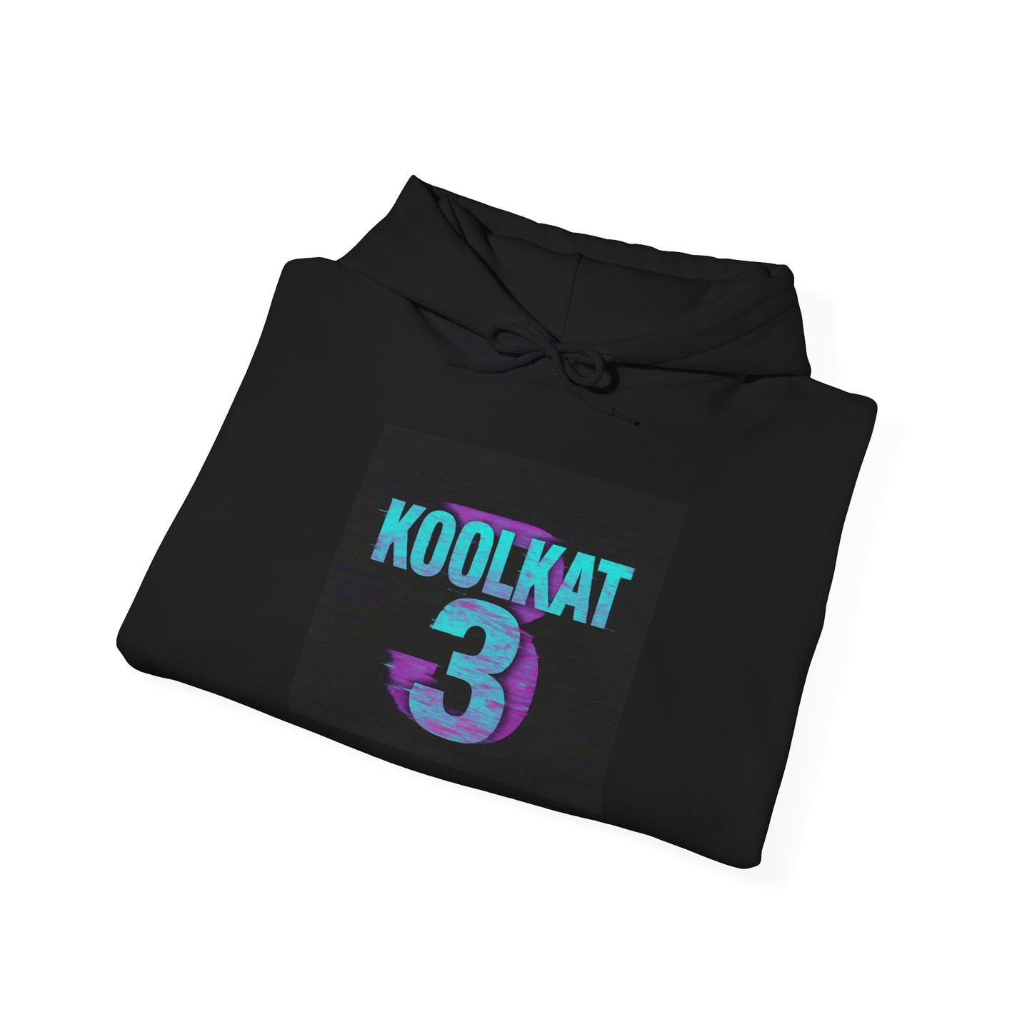 KoolKat 3 Heavy Blend Hoodie, "Trumpy Kitty I.C.E", Unisex Graphic Hoodie, Funny Animal Apparel, Gift for Cat Lovers
