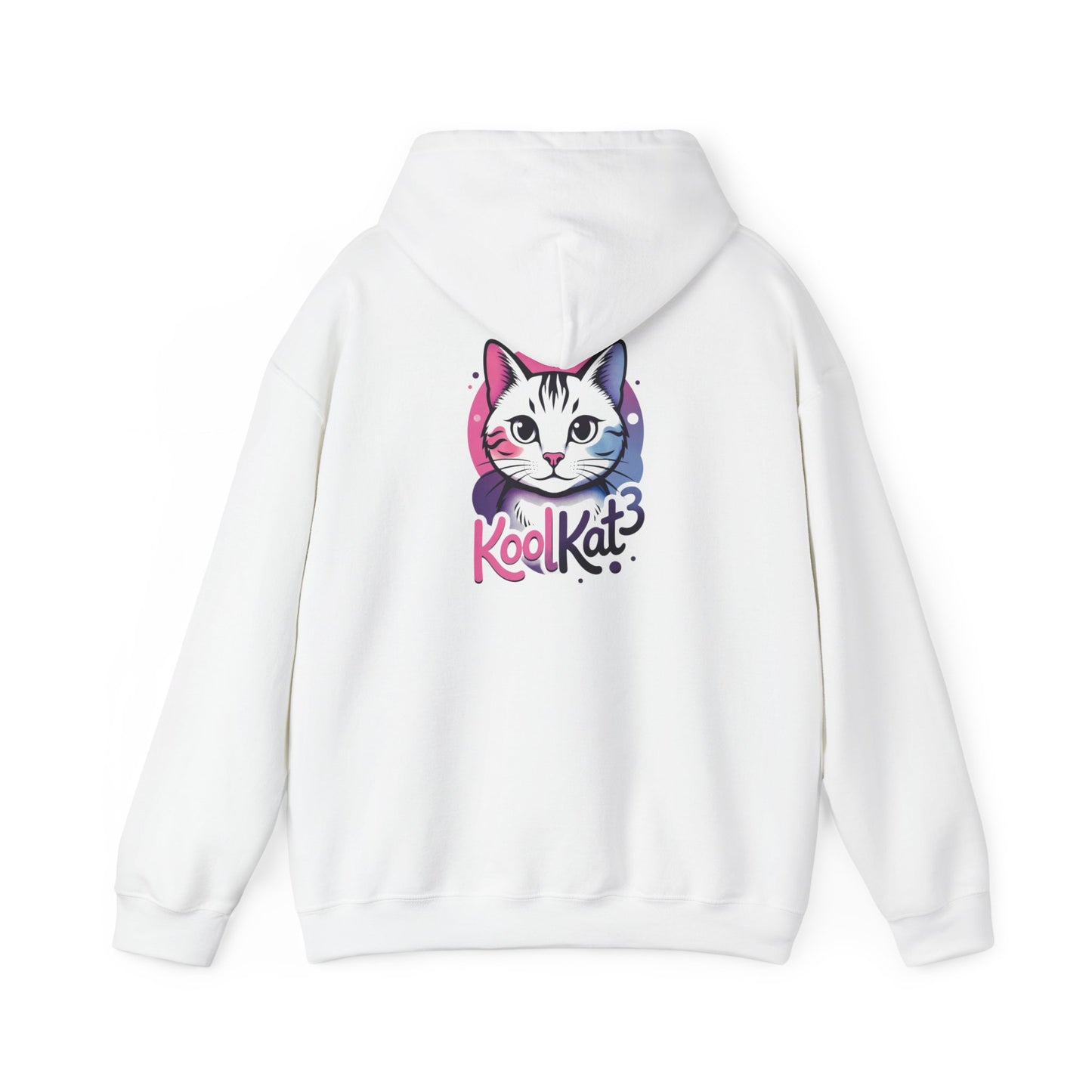 Kool Kat Unisex Hoodie | Cozy Cat Sweatshirt | Perfect Gift for Cat Lovers | Trendy Winter Apparel | Unique Animal Design