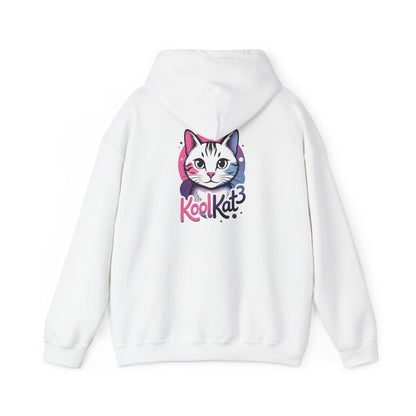 Kool Kat Unisex Hoodie | Cozy Cat Sweatshirt | Perfect Gift for Cat Lovers | Trendy Winter Apparel | Unique Animal Design