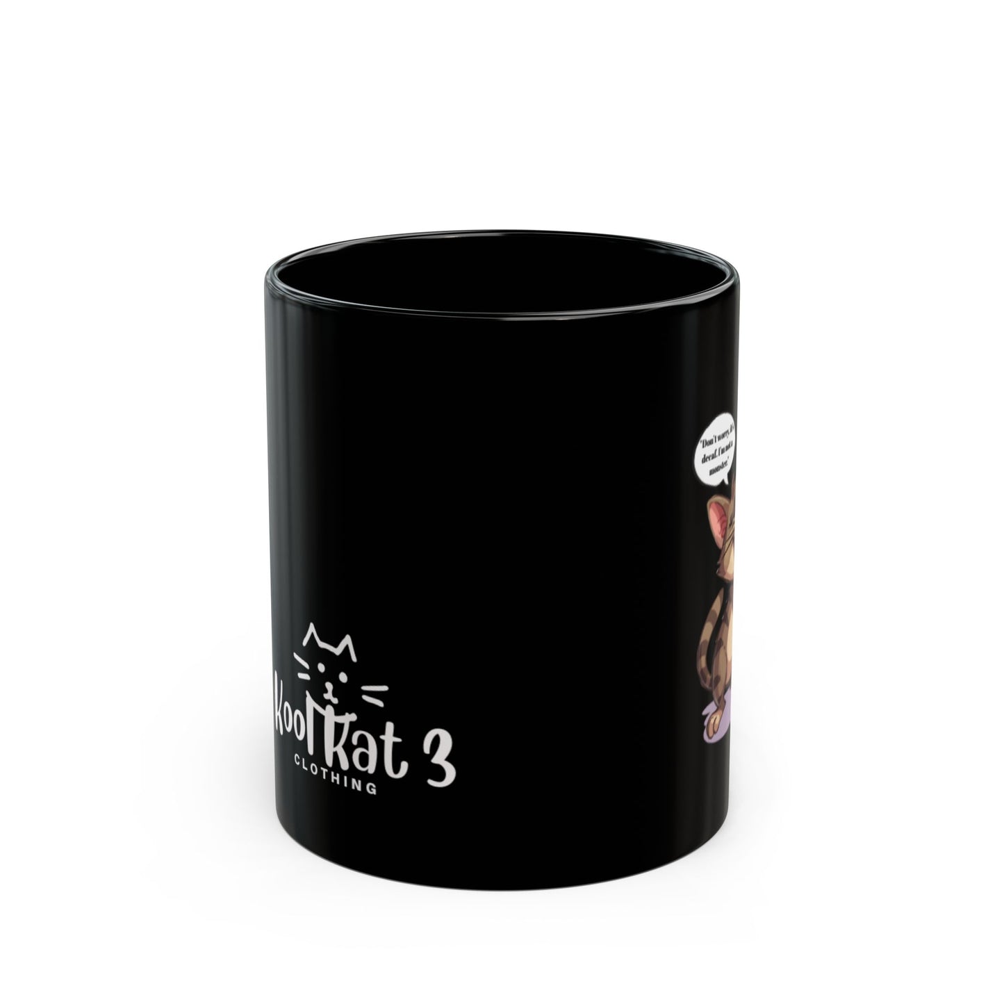 Whimsical Cat Mug, Cute Coffee Cup, Funny Animal Mug, Gift for Cat Lovers, 11oz & 15oz Options