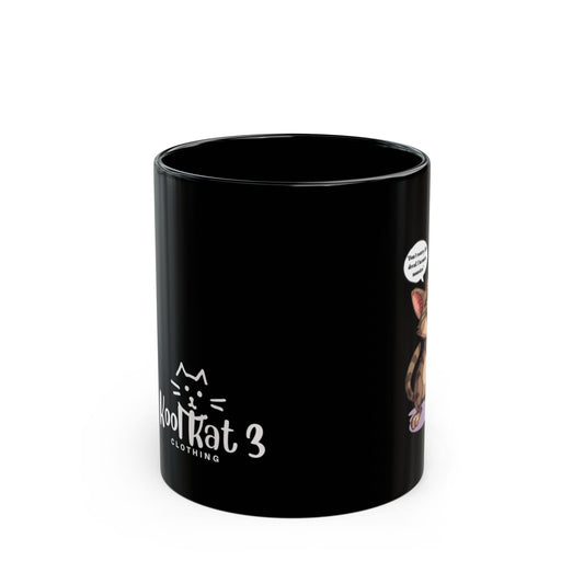 Whimsical Cat Mug, Cute Coffee Cup, Funny Animal Mug, Gift for Cat Lovers, 11oz & 15oz Options