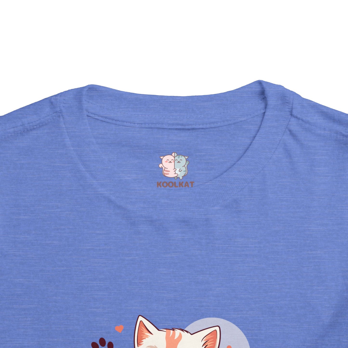 Adorable Toddler Cat Tee Shirt, Perfect Gift for Cat Lovers, Cute Baby T-Shirt for Birthdays, Pet-themed Apparel, Toddler Short Sleeve Top