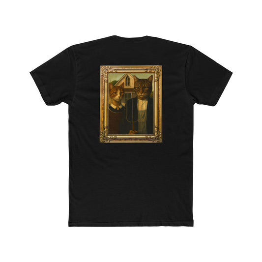 Whimsical Cat Art Unisex Crew Tee