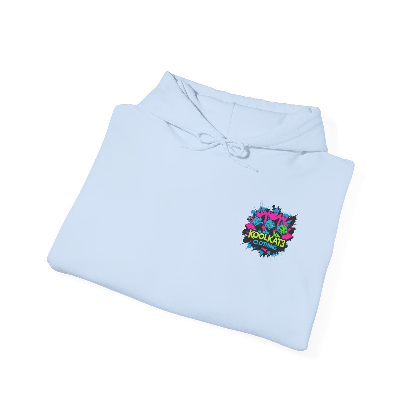 KoolKat3 Graffiti Cat Hoodie — Streetwear Pullover with KoolKat3 Logo