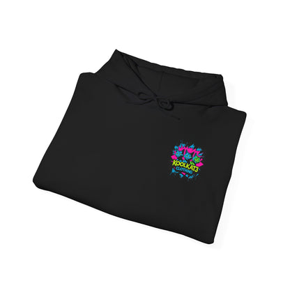 KoolKat3 Graffiti Cat Hoodie — Streetwear Pullover with KoolKat3 Logo