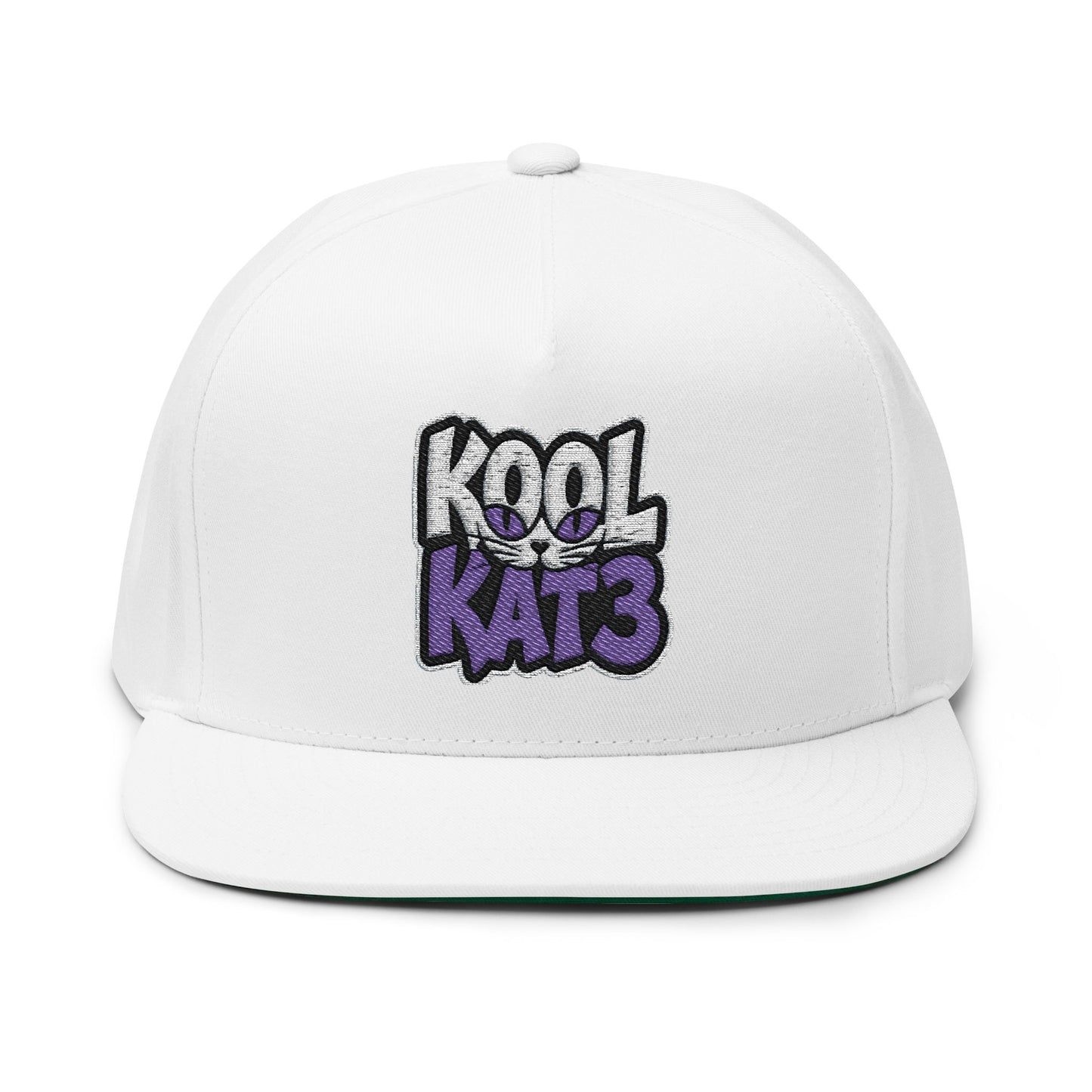 Kool Katz Embroidered Flat Bill Cap