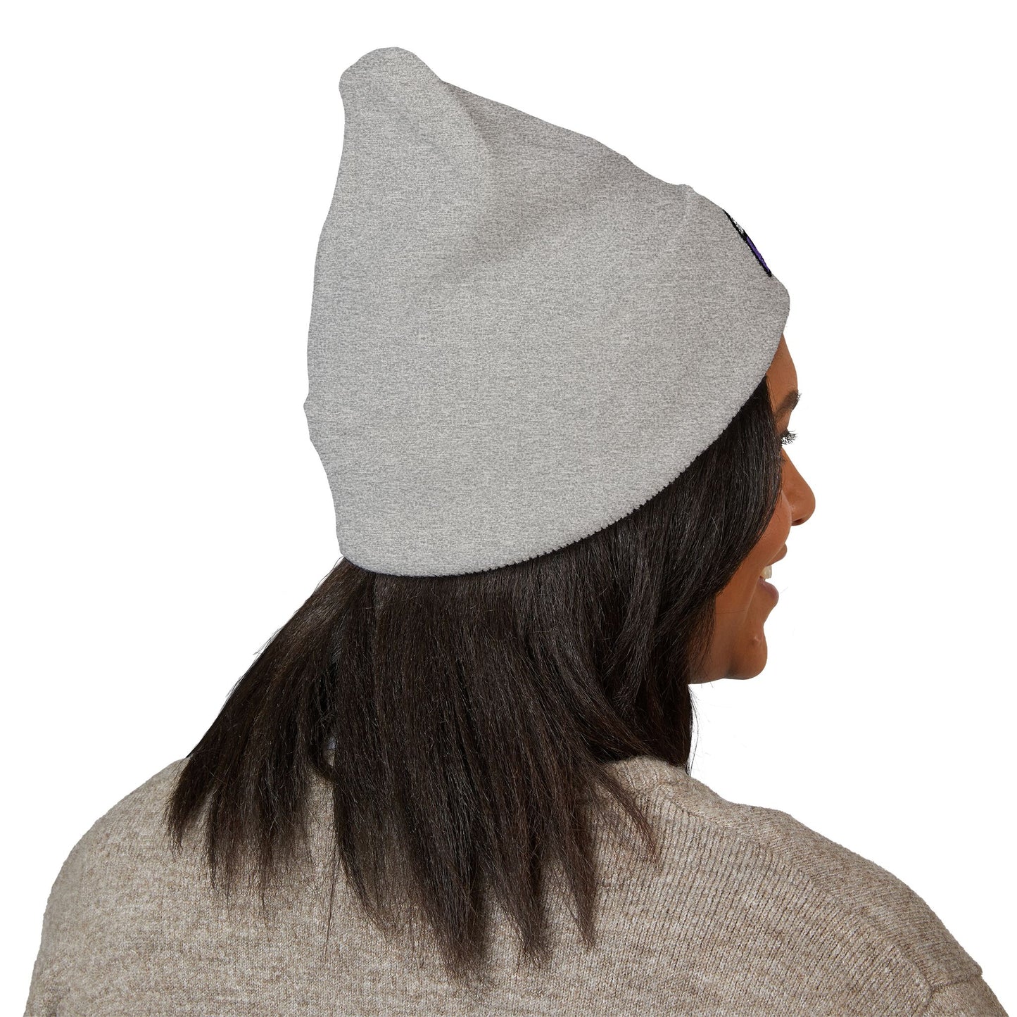 Embroidered "Kool Kat3" Cuffed Beanie — Cozy Streetwear Knit Hat