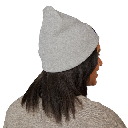 Embroidered "Kool Kat3" Cuffed Beanie — Cozy Streetwear Knit Hat