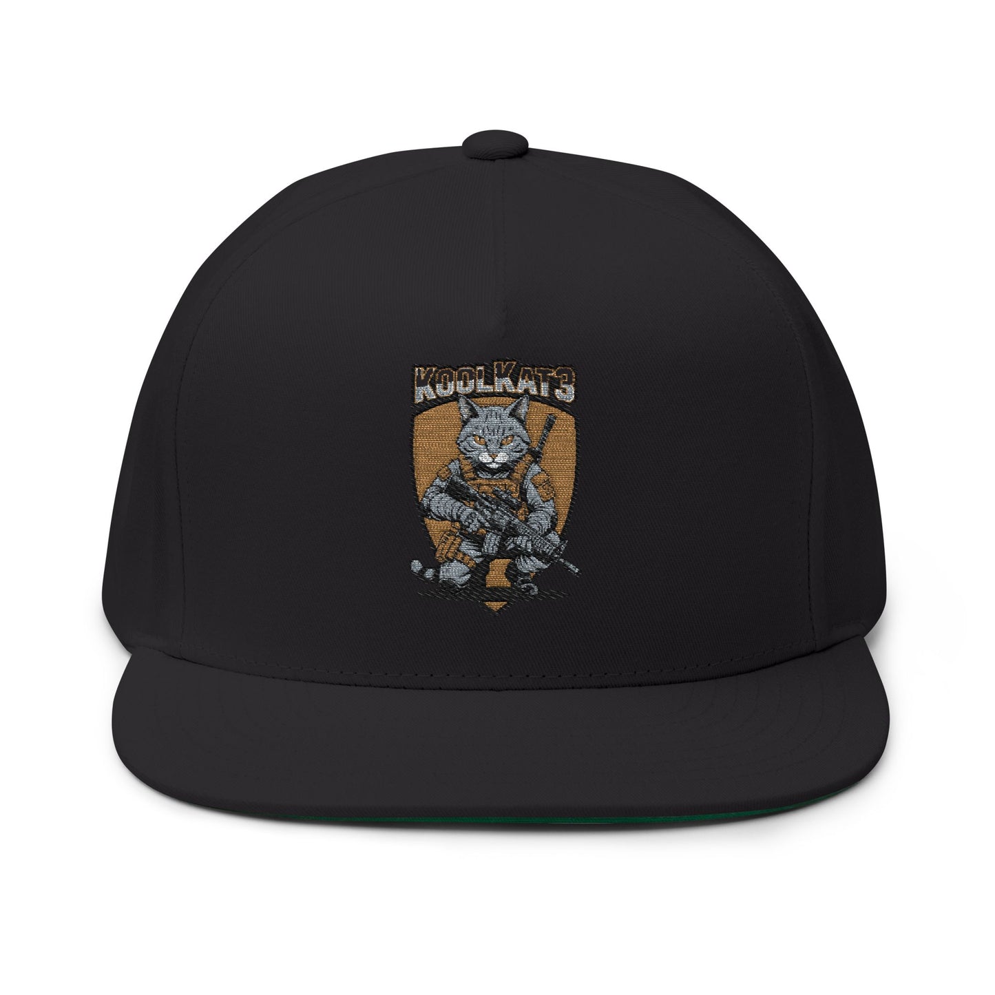 KoolKatz Embroidered Flat Bill Cap