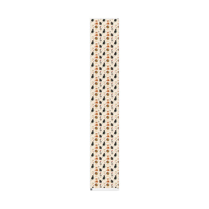 Festive Gift Wrapping Paper Roll - Holiday Designs with Pineapples and Candy Canes
