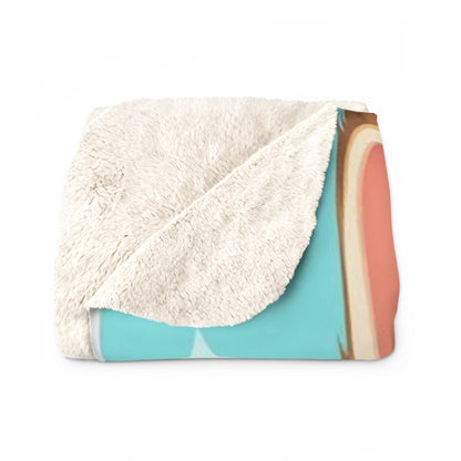 Cozy Cat-Themed Sherpa Fleece Blanket | Adorable Kitten Design for Kids, Great Gift for Birthdays, Holidays, and Home Decor