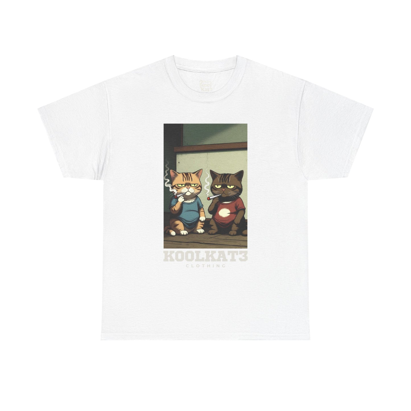 Kool Kats Vintage Cartoon Cat T-Shirt