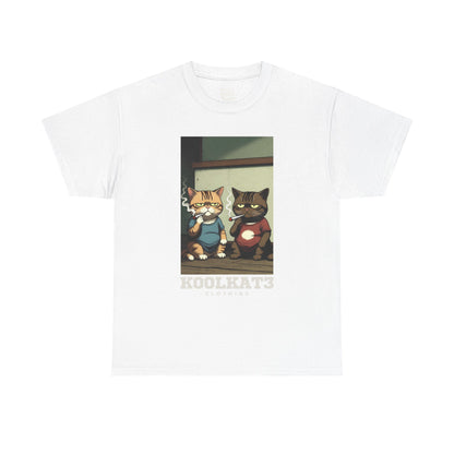 Kool Kats Vintage Cartoon Cat T-Shirt