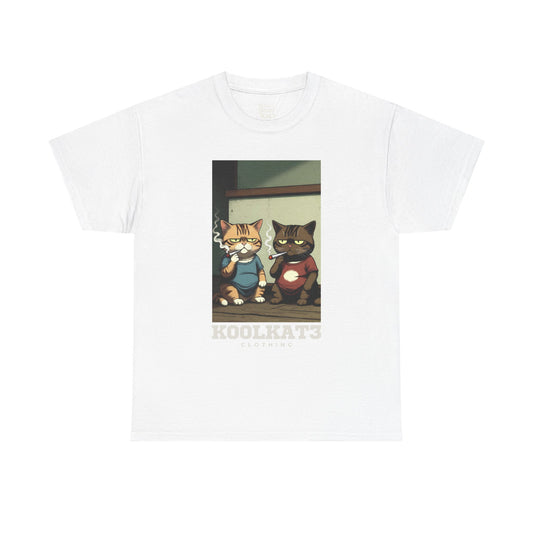 Kool Kats Vintage Cartoon Cat T-Shirt