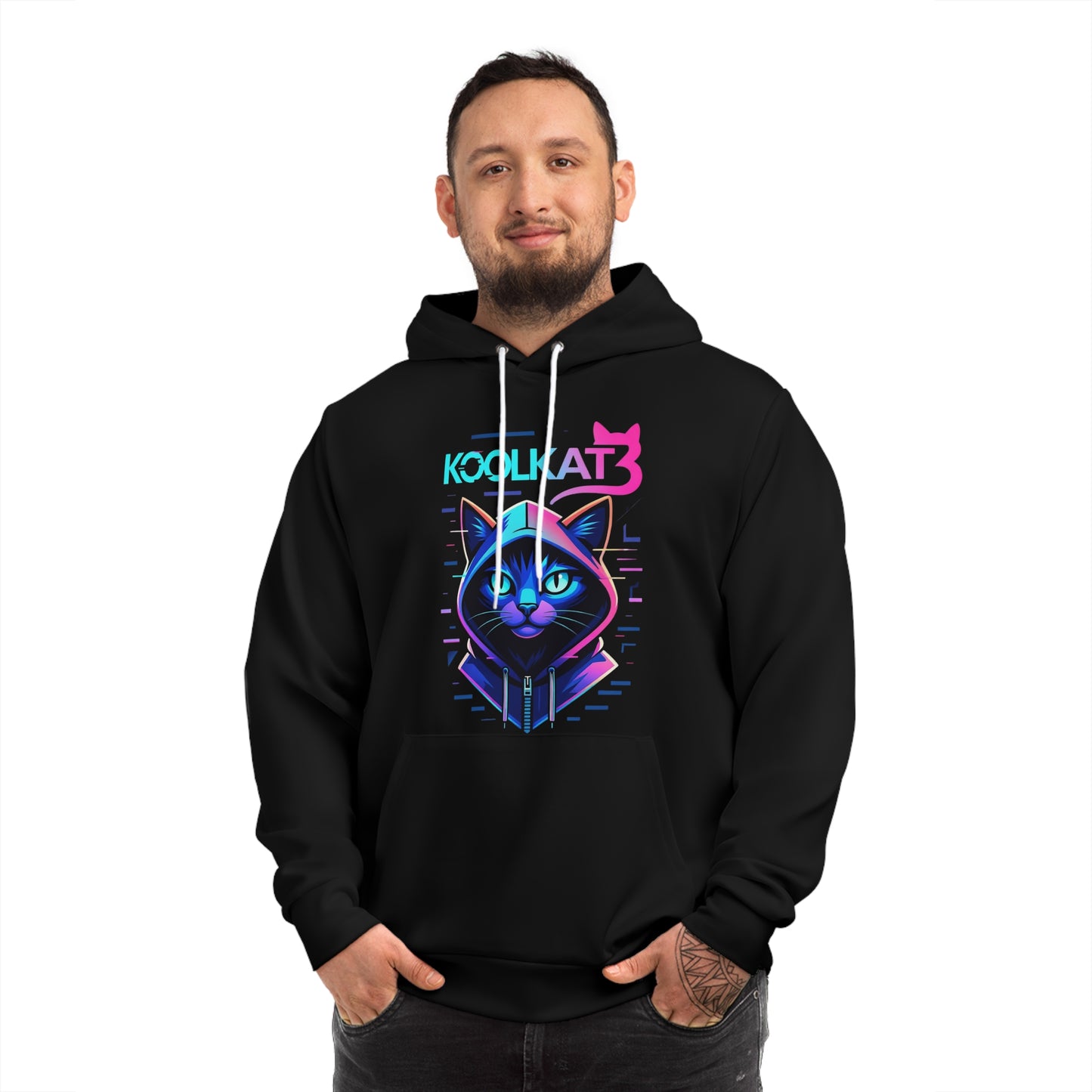 KoolKat Neon Cat Hoodie