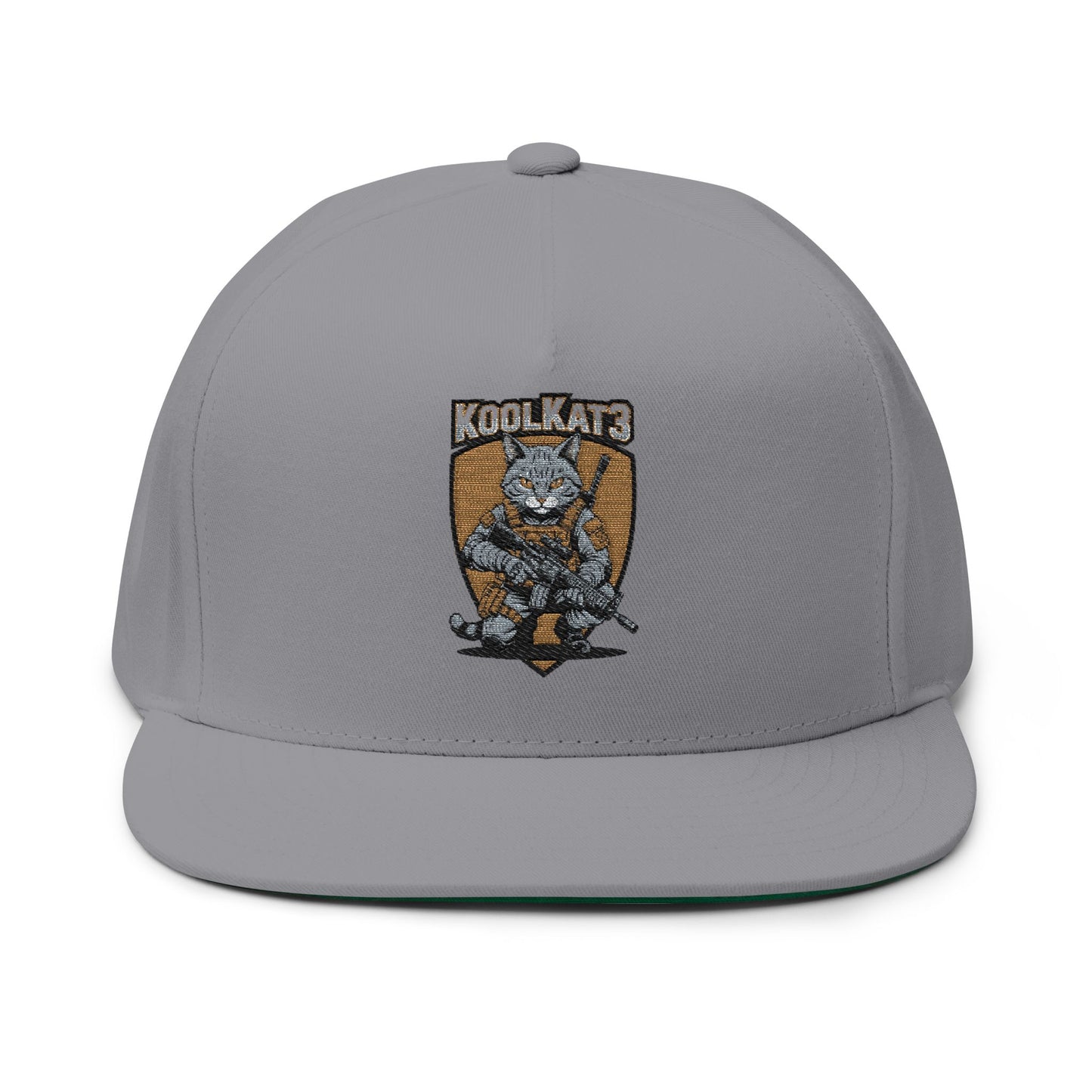 KoolKatz Embroidered Flat Bill Cap