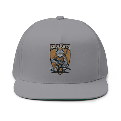 KoolKatz Embroidered Flat Bill Cap