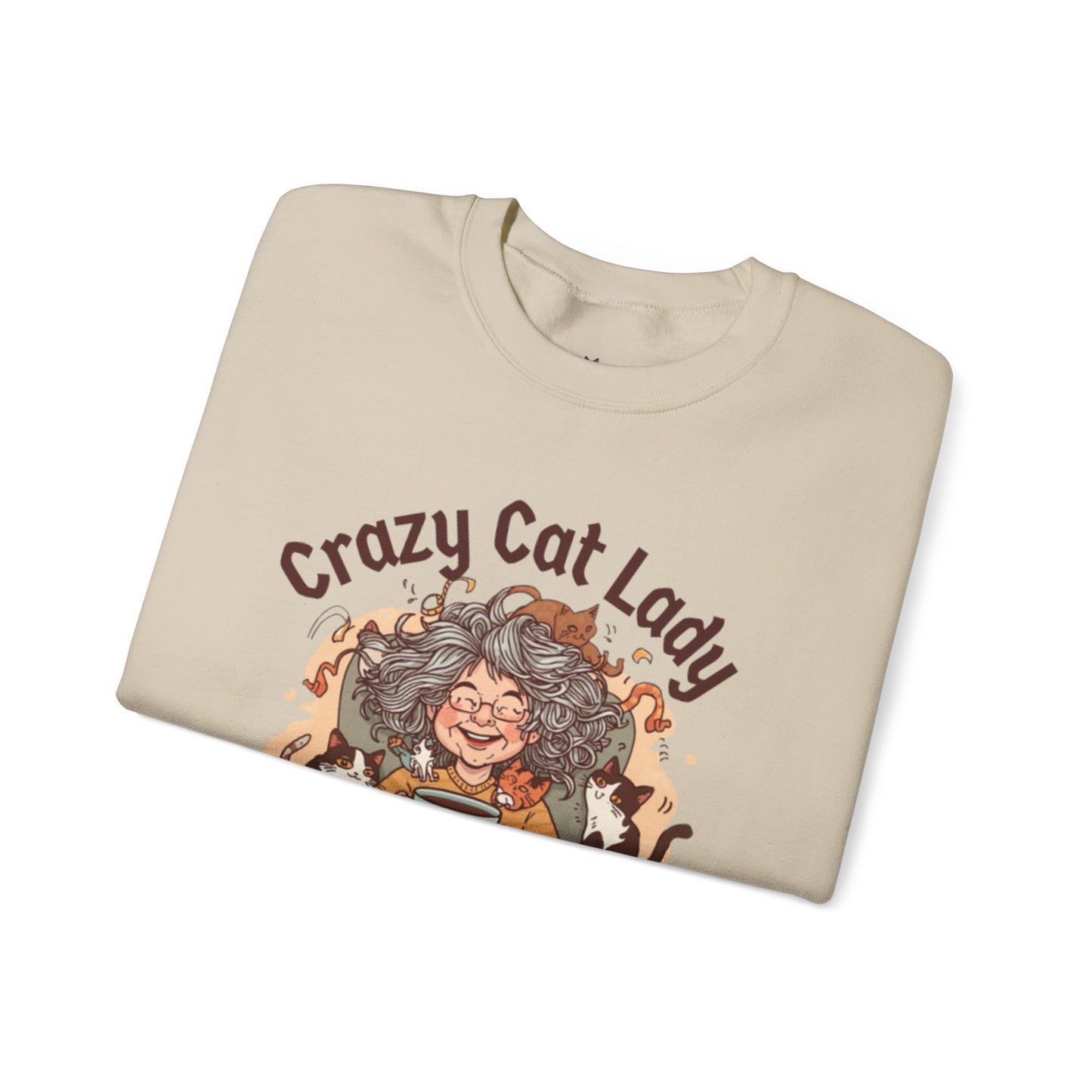 Crazy Cat Lady & Coffee Queen Sweatshirt