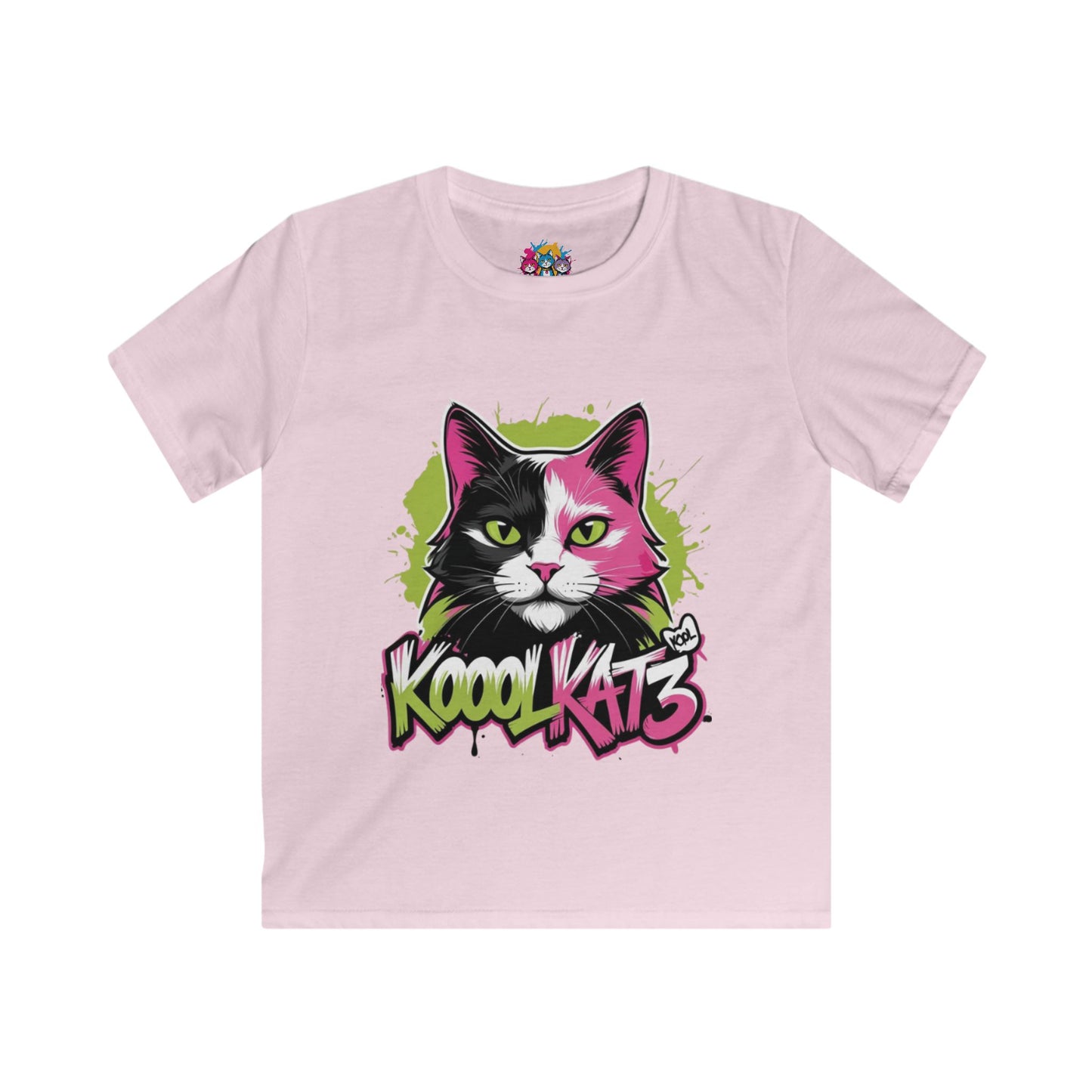 Cool Cat Kids Tee - Fun Graphic T-Shirt for Animal Lovers