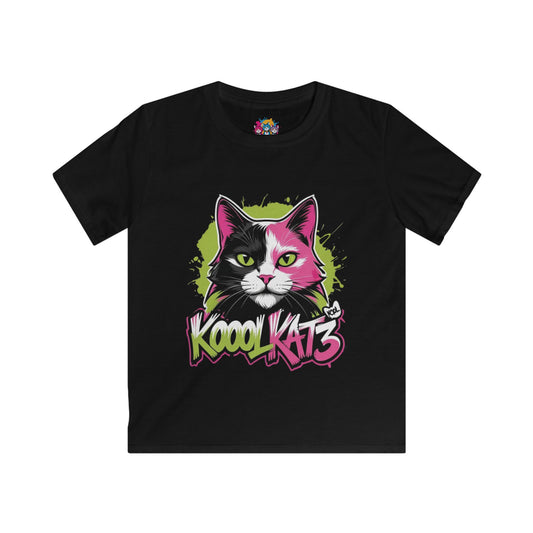 Cool Cat Kids Tee - Fun Graphic T-Shirt for Animal Lovers