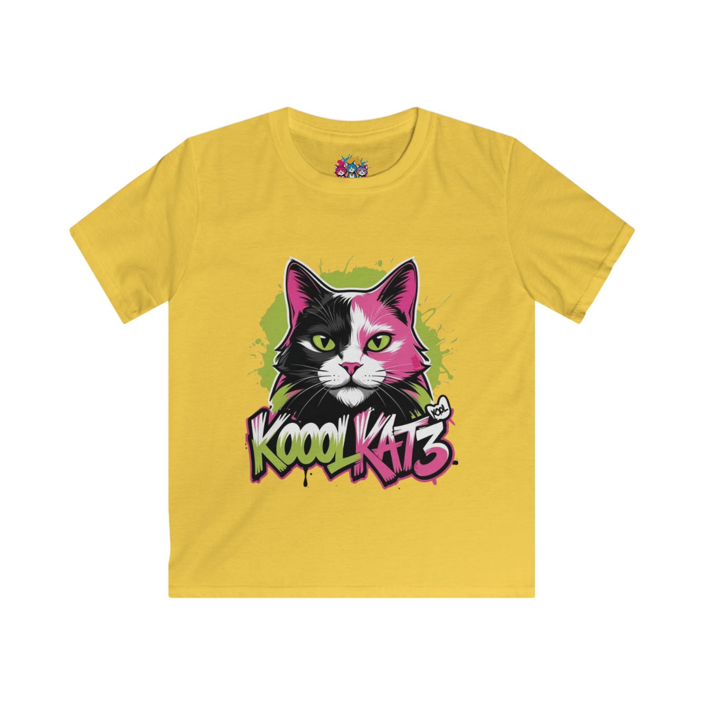 Cool Cat Kids Tee - Fun Graphic T-Shirt for Animal Lovers