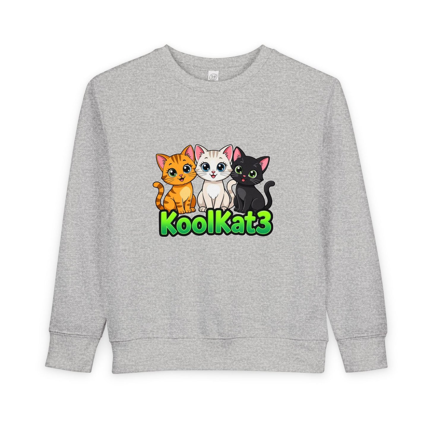Cute Cat Toddler Sweatshirt - KoolKat3 Design