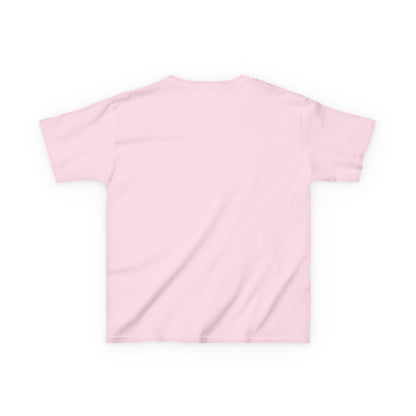 Kids Tee — "Stay Pawsitive" Sleeping Cat Graphic