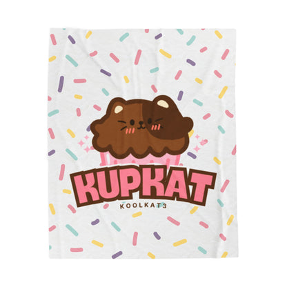 Cute Cartoon Bear Plush Blanket with Sprinkles, Cozy Throw for Kids, Nursery Decor, Birthday Gift, Soft Neighbors' Night In