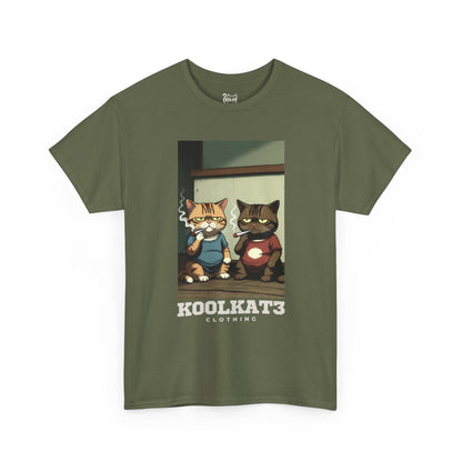 Kool Kats Vintage Cartoon Cat T-Shirt