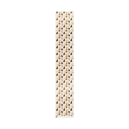 Festive Gift Wrapping Paper Roll - Holiday Designs with Pineapples and Candy Canes