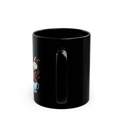 Whimsical Cat Mug, Cute Coffee Cup, Funny Animal Mug, Gift for Cat Lovers, 11oz & 15oz Options