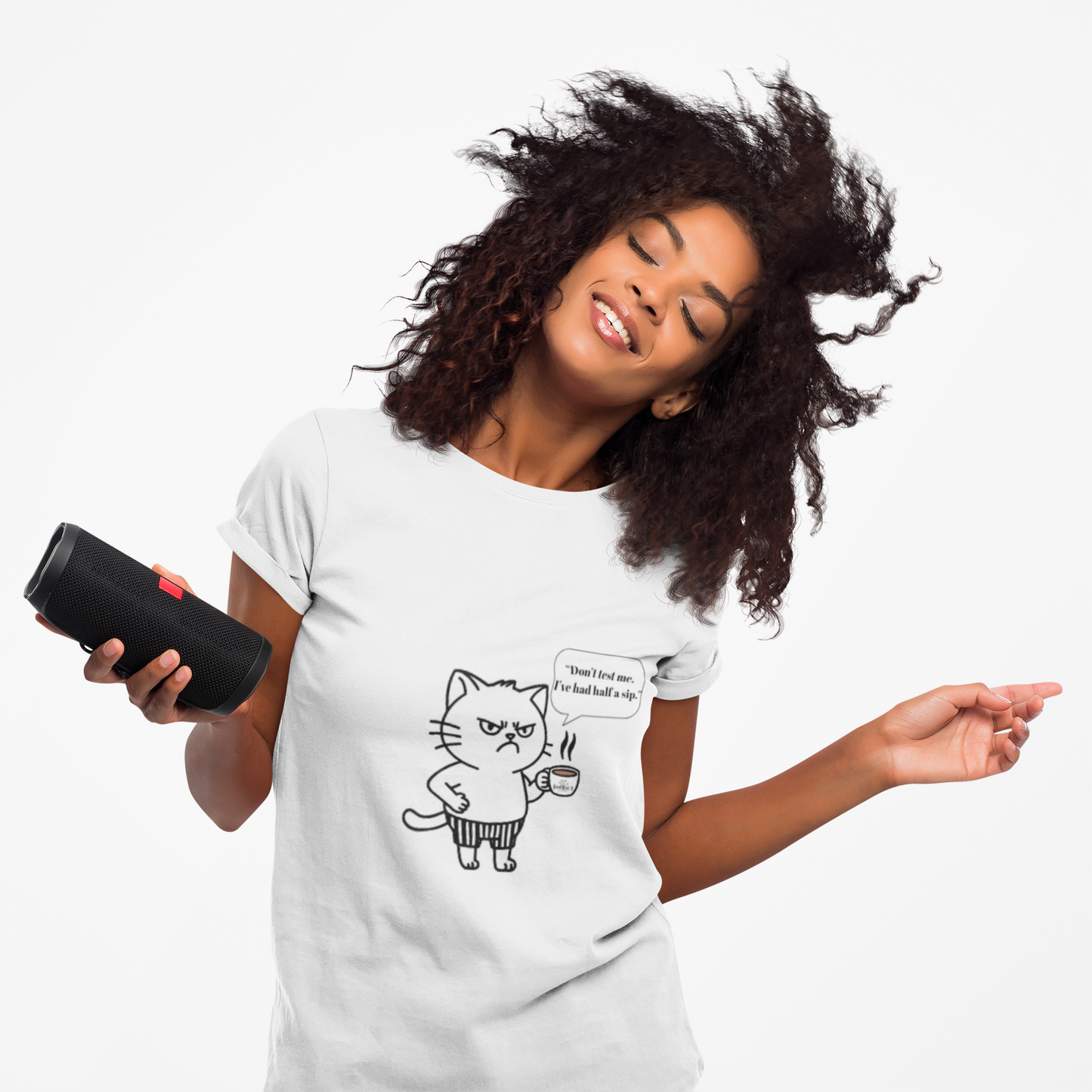 Funny Cat Graphic T-Shirt, Gift for Cat Lovers, Humorous Tee, Pet Lover Apparel, Casual Wear, Birthday Gift, Cute Cat Design