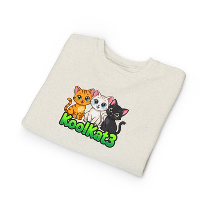 Cute Cat Toddler Sweatshirt - KoolKat3 Design