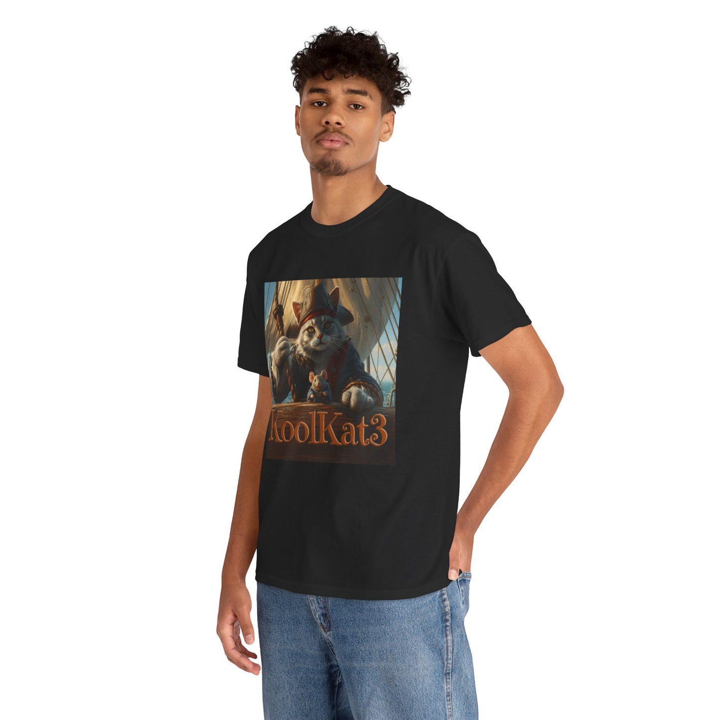 Pirate Cat "KoolKat3" Graphic Tee