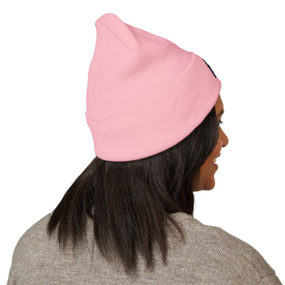 Embroidered "Kool Kat3" Cuffed Beanie — Cozy Streetwear Knit Hat