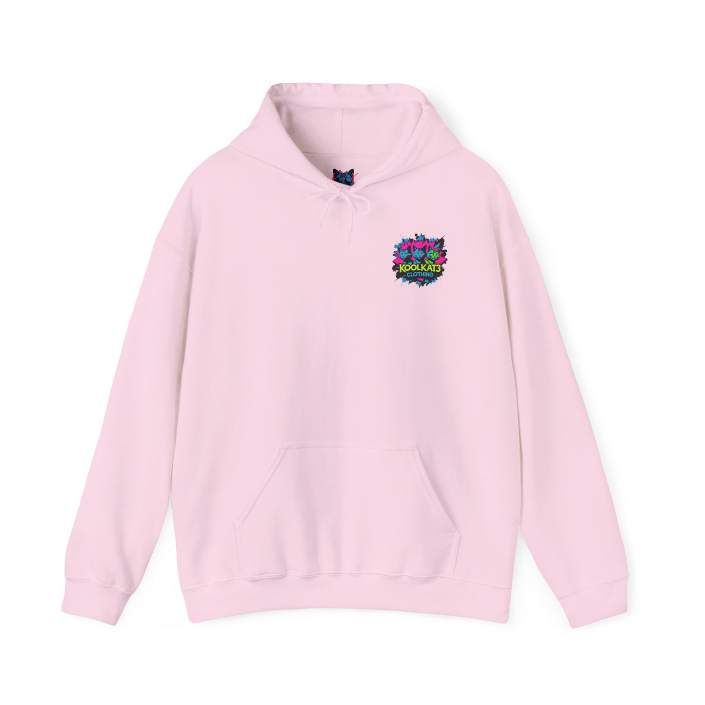 KoolKat3 Graffiti Cat Hoodie — Streetwear Pullover with KoolKat3 Logo
