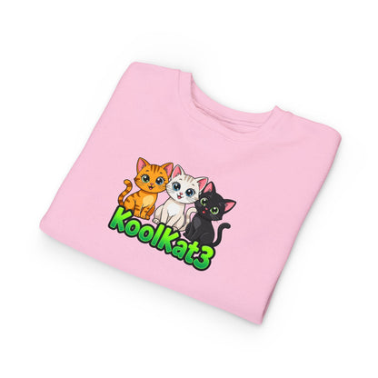 Cute Cat Toddler Sweatshirt - KoolKat3 Design