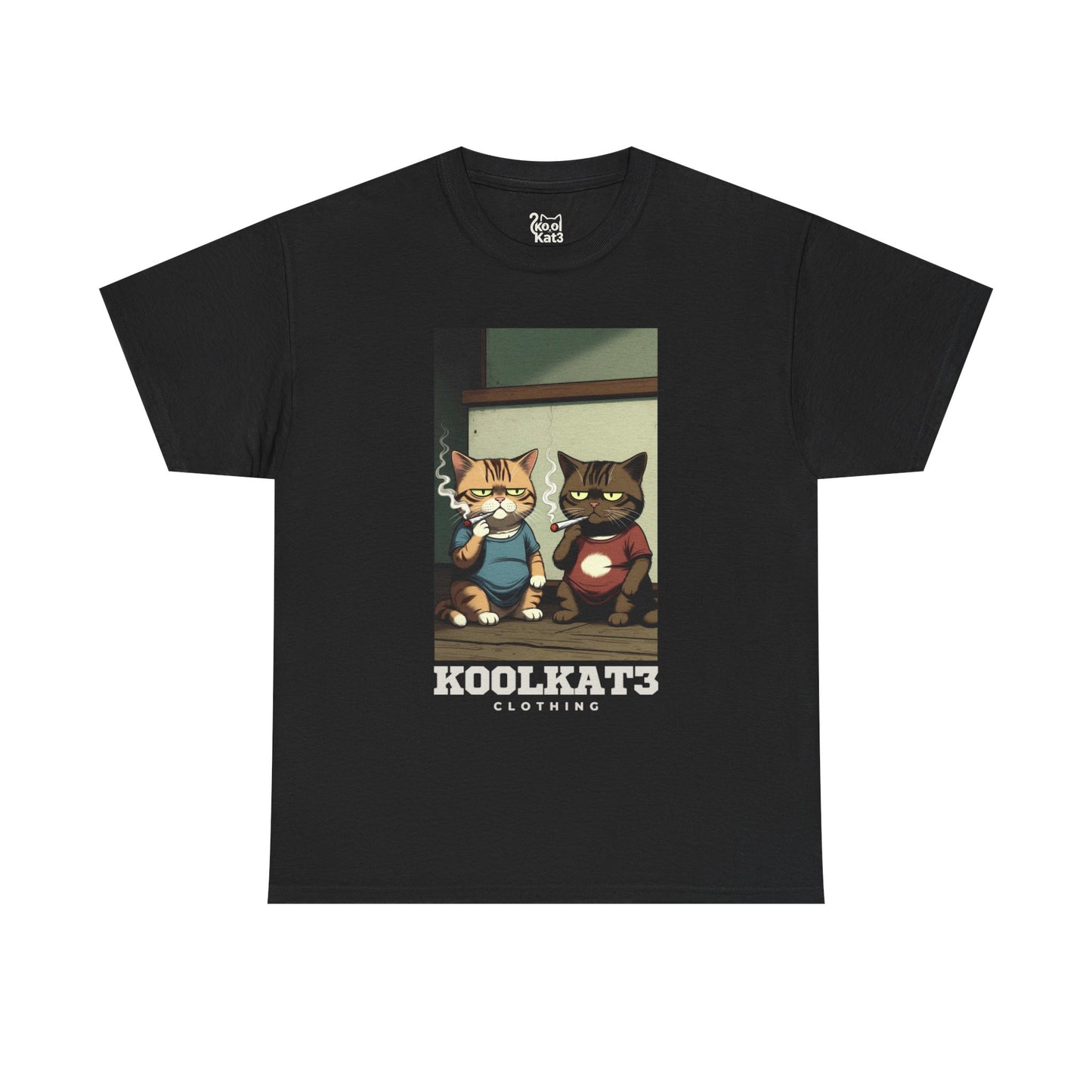 Kool Kats Vintage Cartoon Cat T-Shirt