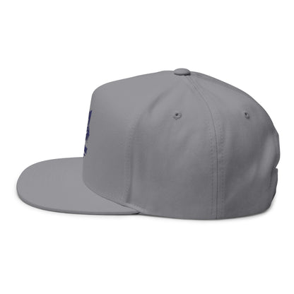 Koolkat Embroidered Flat Bill Cap - Stylish Accessory for Trendsetters