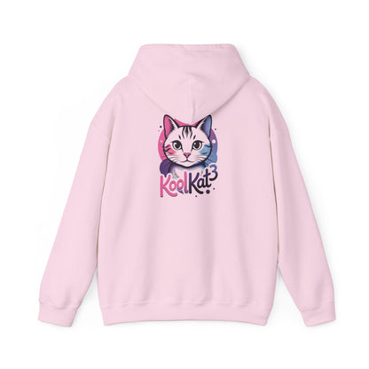 Kool Kat Unisex Hoodie | Cozy Cat Sweatshirt | Perfect Gift for Cat Lovers | Trendy Winter Apparel | Unique Animal Design
