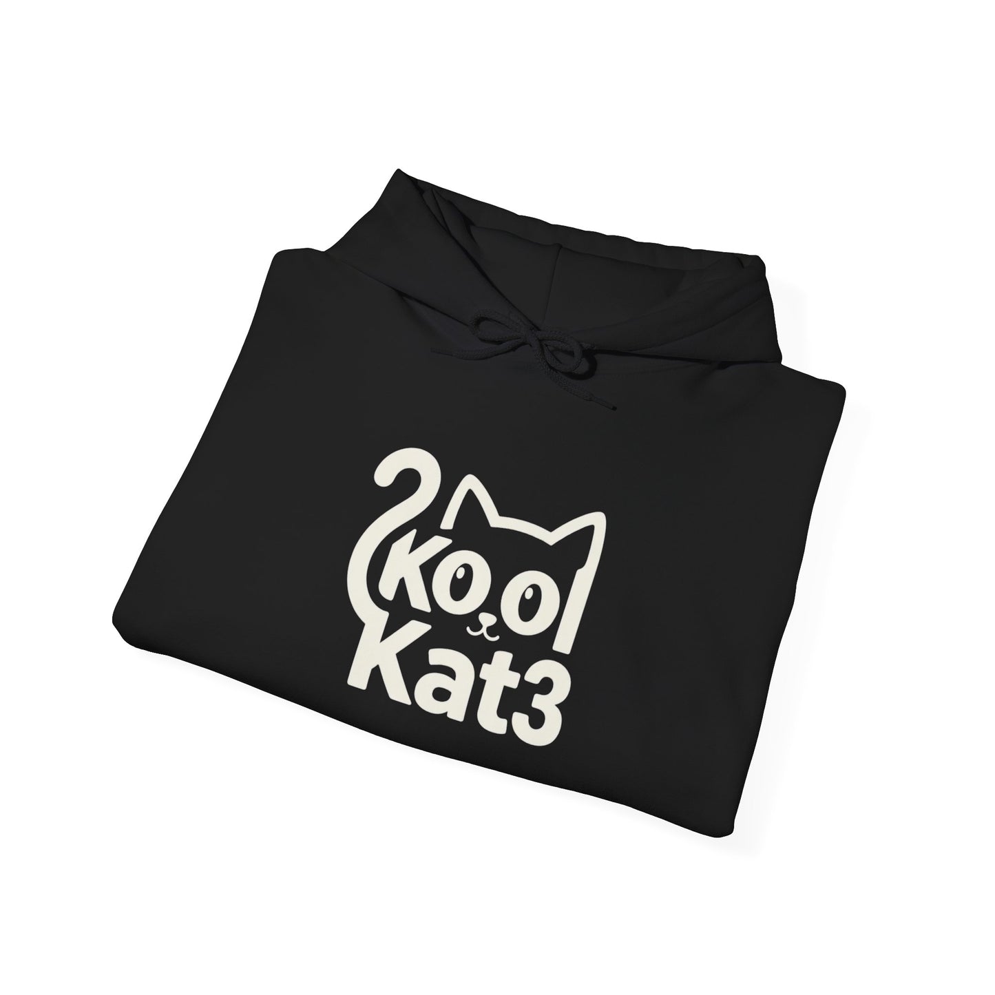 Kool Kat Unisex Hoodie - Cozy Gift for Cat Lovers, Pet Owners, Animal Lovers, Cute Sweatshirt for Relaxing, Birthday and Holiday Apparel