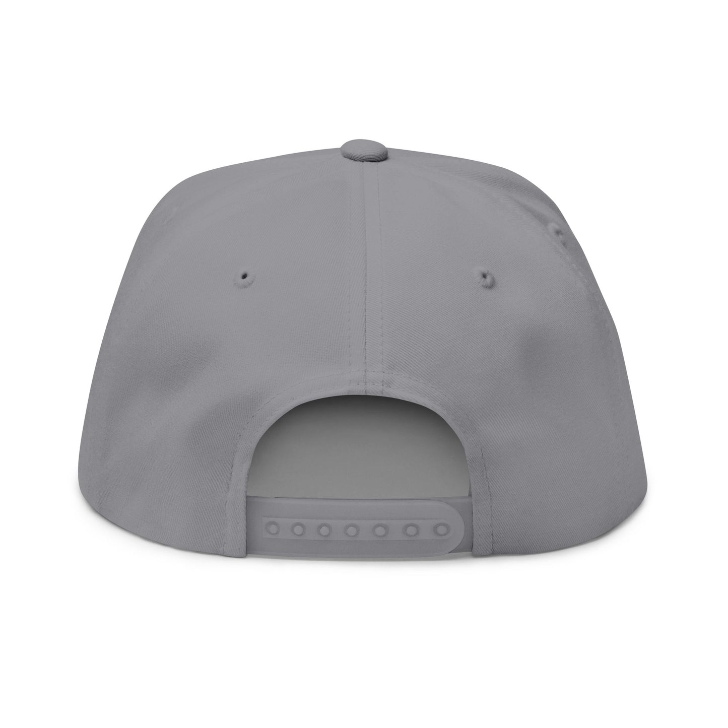 Flat Bill Cap — Kool Kat3 Embroidered Snapback Hat