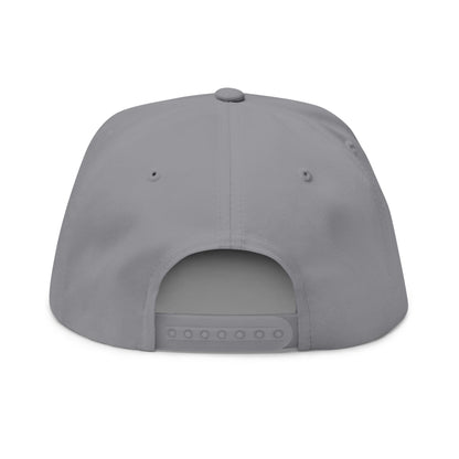Flat Bill Cap — Kool Kat3 Embroidered Snapback Hat
