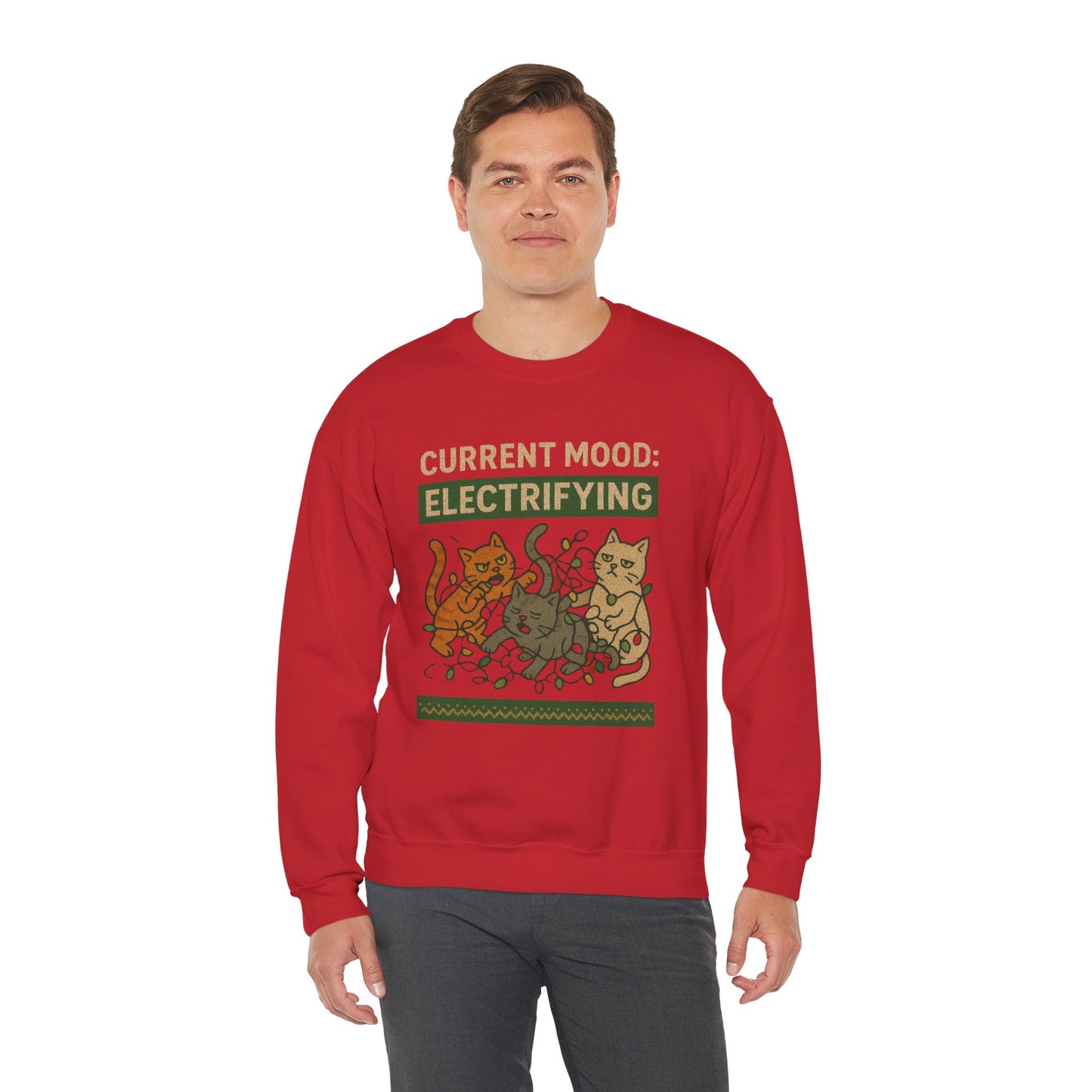 Electrifying Cat Sweatshirt