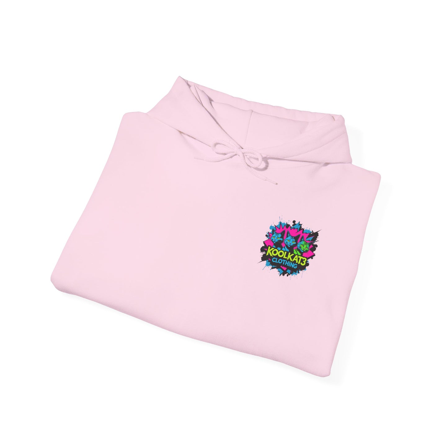 KoolKat3 Graffiti Cat Hoodie — Streetwear Pullover with KoolKat3 Logo