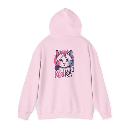 Kool Kat Unisex Hoodie | Cozy Cat Sweatshirt | Perfect Gift for Cat Lovers | Trendy Winter Apparel | Unique Animal Design