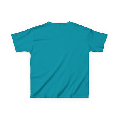 Kids Tee — "Stay Pawsitive" Sleeping Cat Graphic